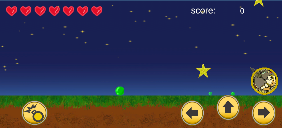 プレイ画面のスクリーンショット